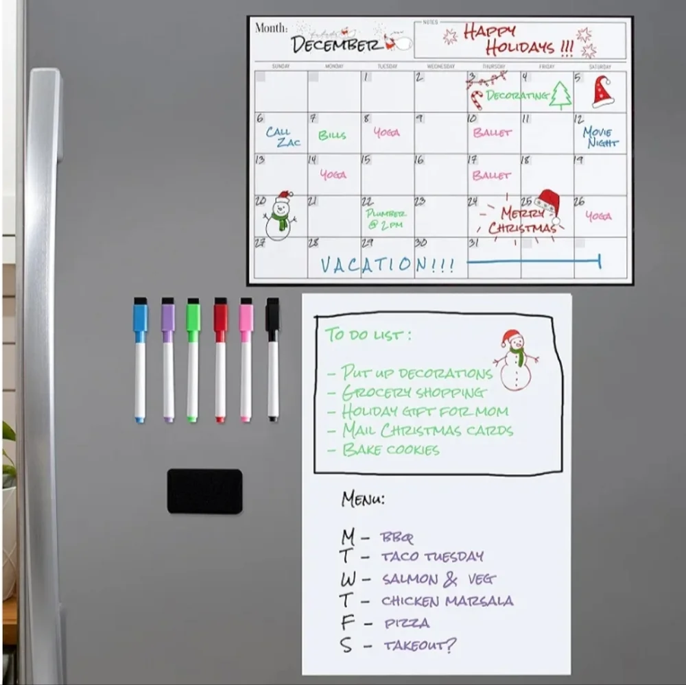 home & me magnetic whiteboard and calendar bundle. New
